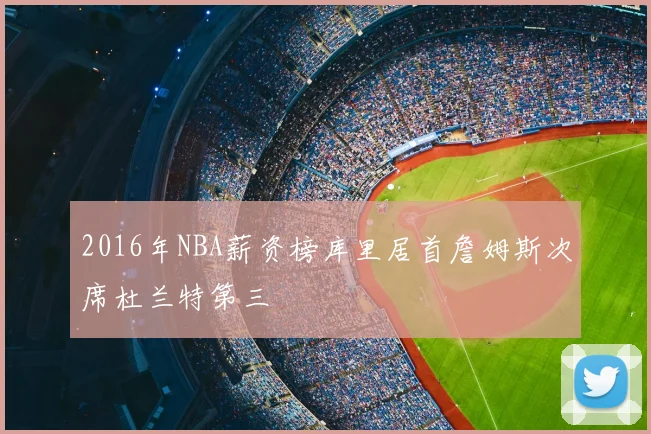 2016年NBA薪资榜库里居首詹姆斯次席杜兰特第三